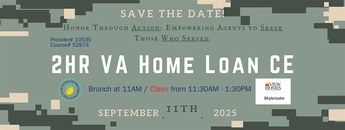 2HR VA Home Loan CE