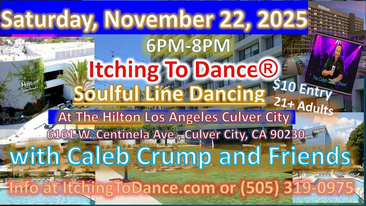 Line Dancing at The Hilton Los Angeles Culver City Sat, Nov. 22, 2025,6PM-8