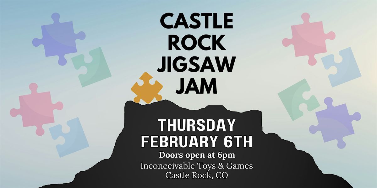 Team 500-Piece Jigsaw Puzzle Race at Inconceivable Games - February 2024