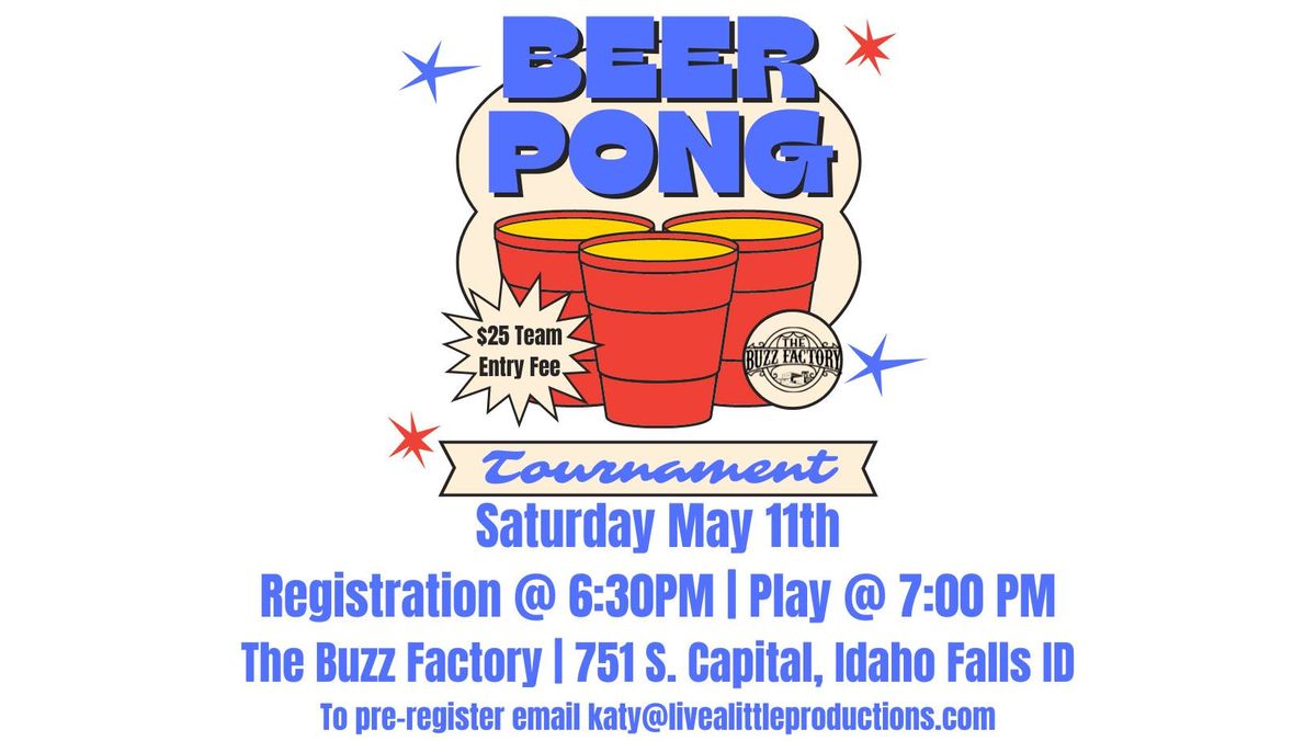 Beer Pong Tournament!