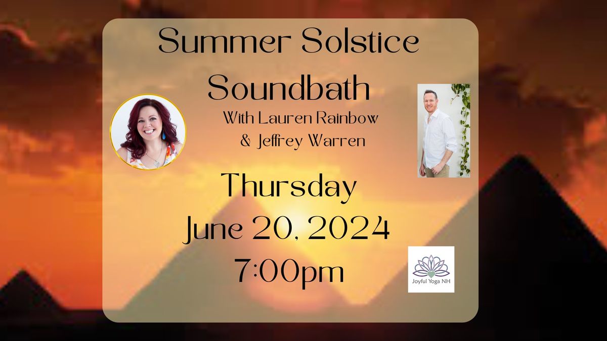 Summer Solstice Soundbath 