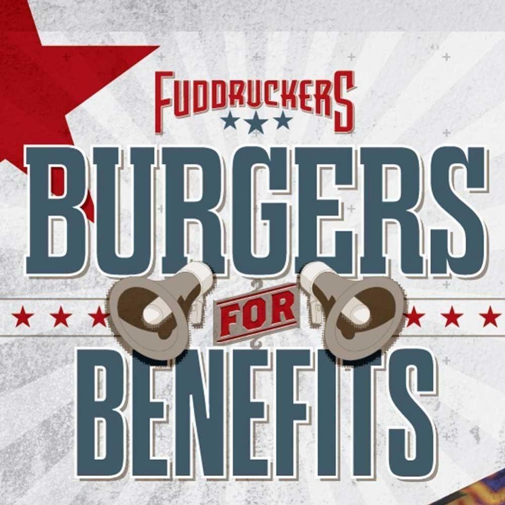 Fuddruckers Burgers For Benefits