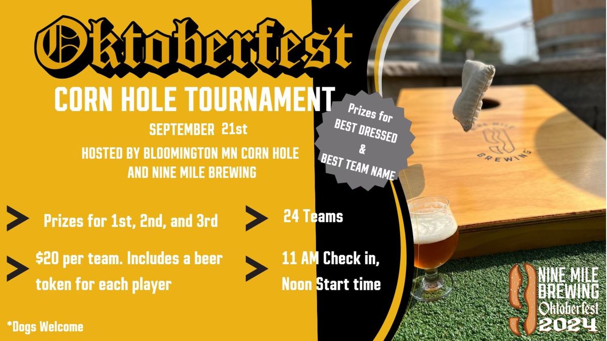 Oktoberfest Corn Hole Tournament hosted by Bloomington MN Corn Hole