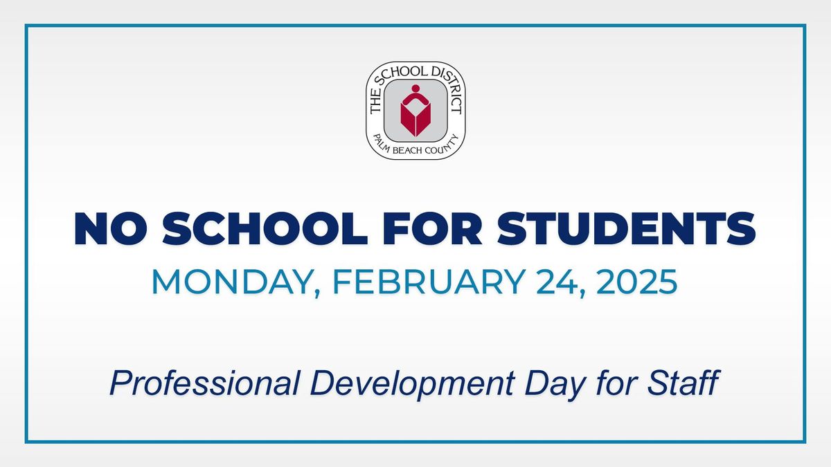 No School for Students - PDD for Staff | District Offices Open