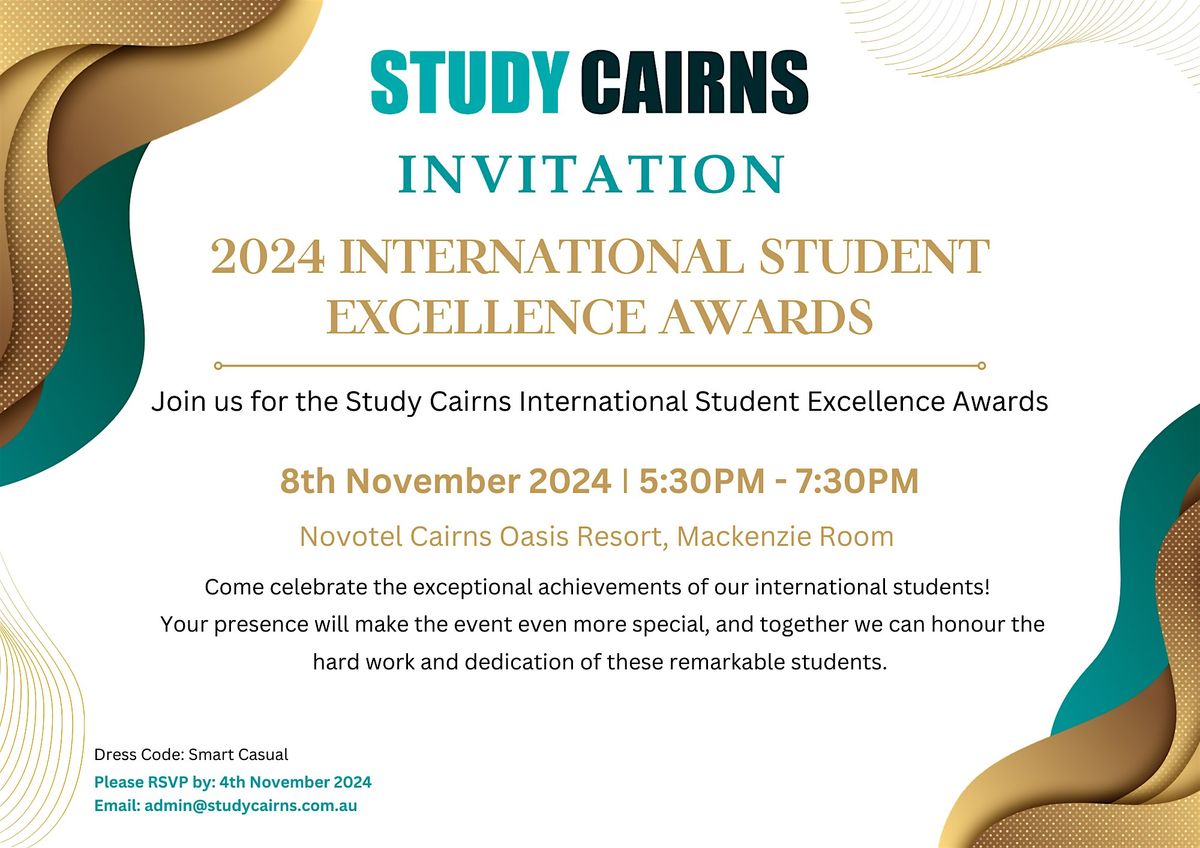 Study Cairns 2024 International Student Excellence Awards