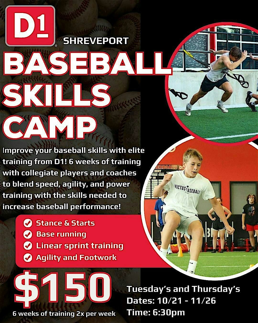 D1 Baseball Skills Camp