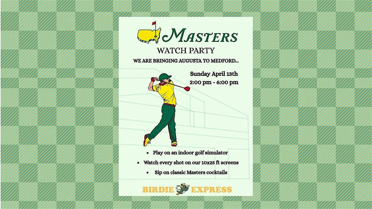 The Masters Watch Party at The Great American Beer Hall