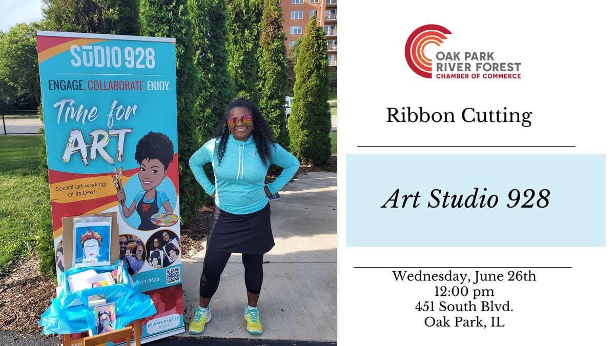 Ribbon Cutting - Art Studio 928