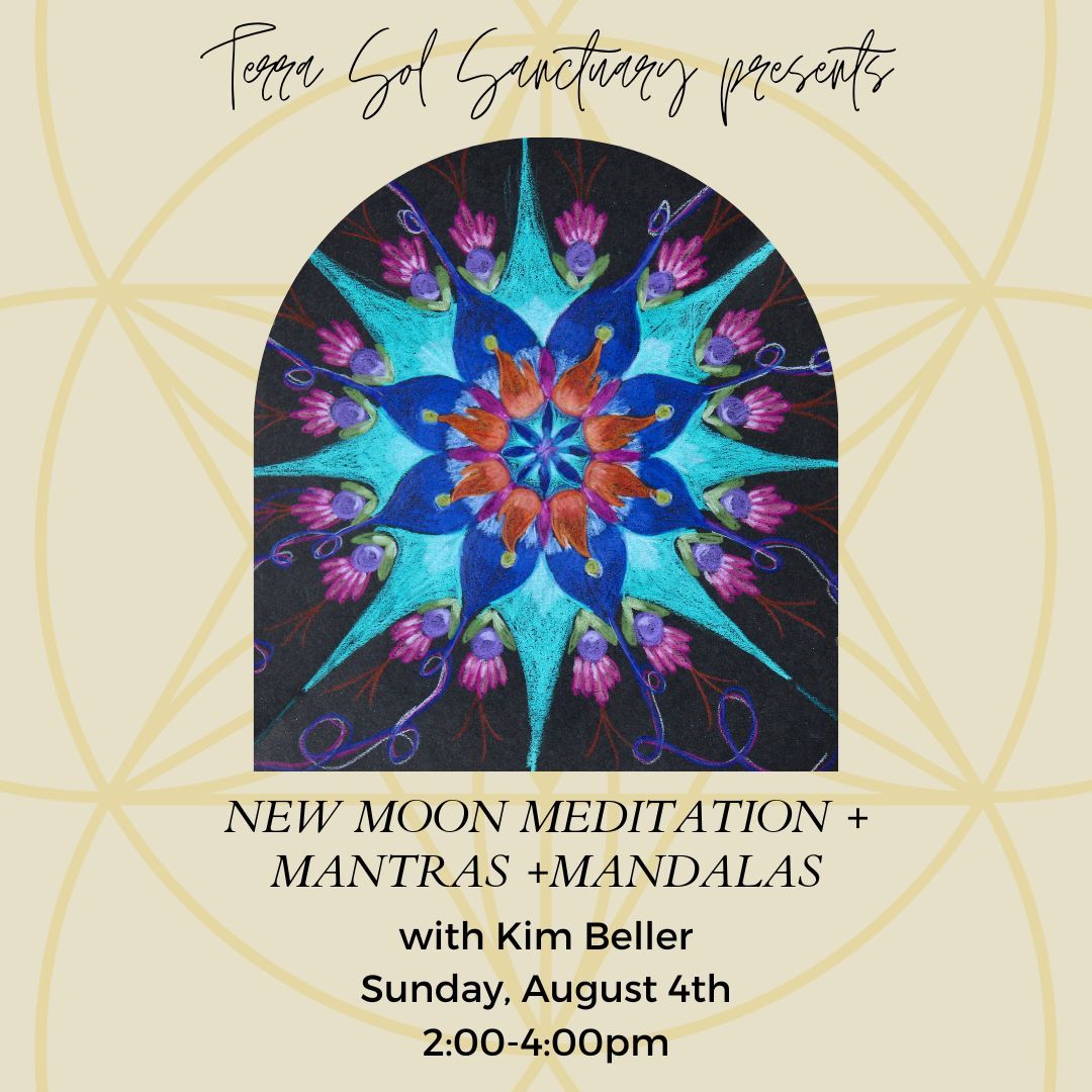 new moon meditation + mantras +mandalas