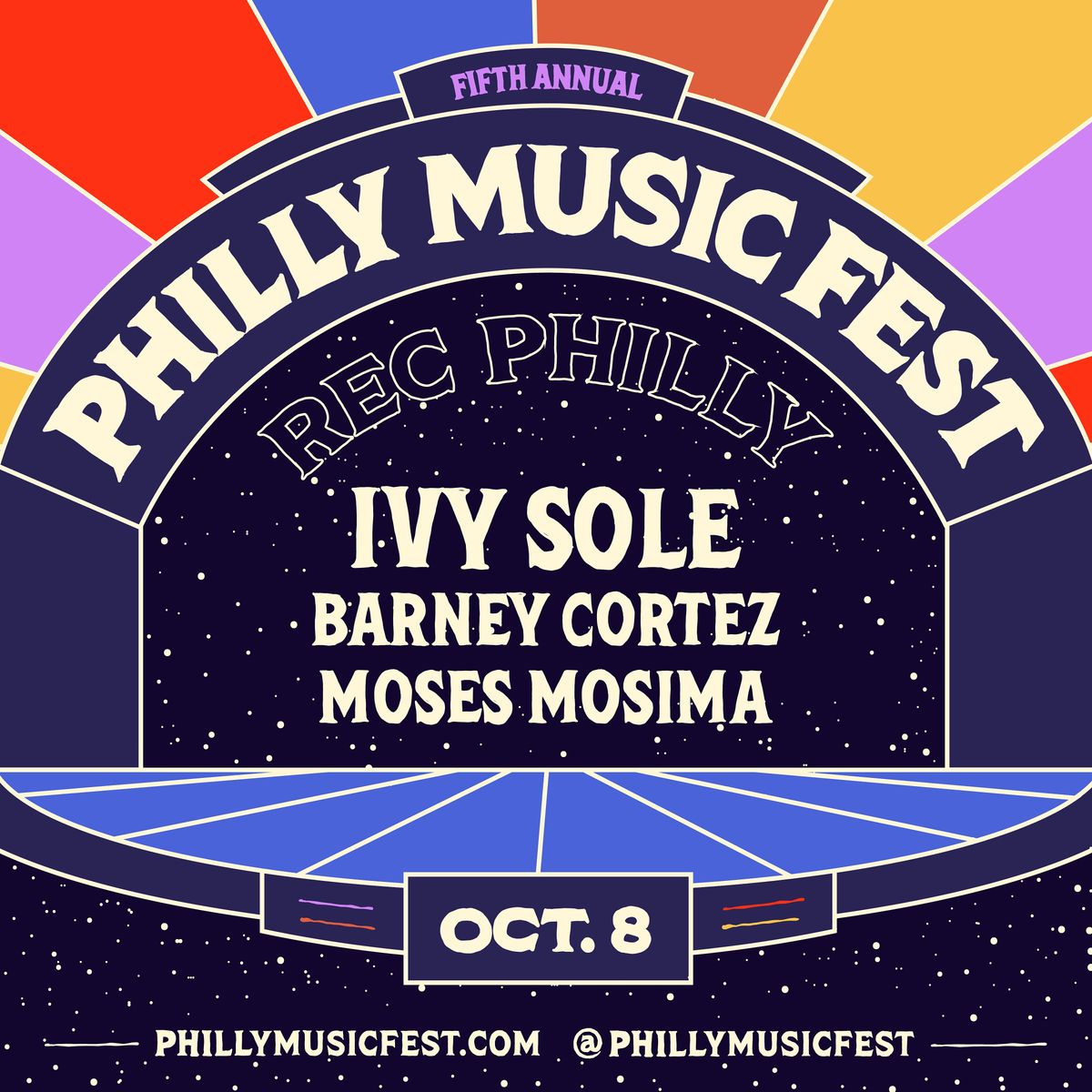 Philly Music Fest featuring Ivy Sole, Moses Mosima, Barney Cortez