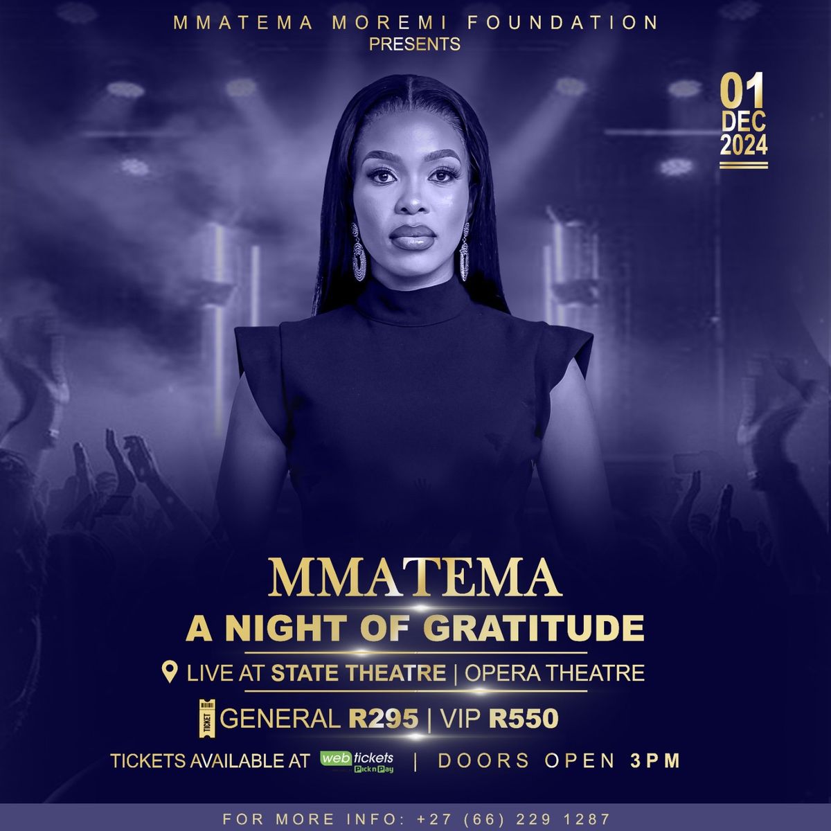 A night of gratitude with Mmatema 