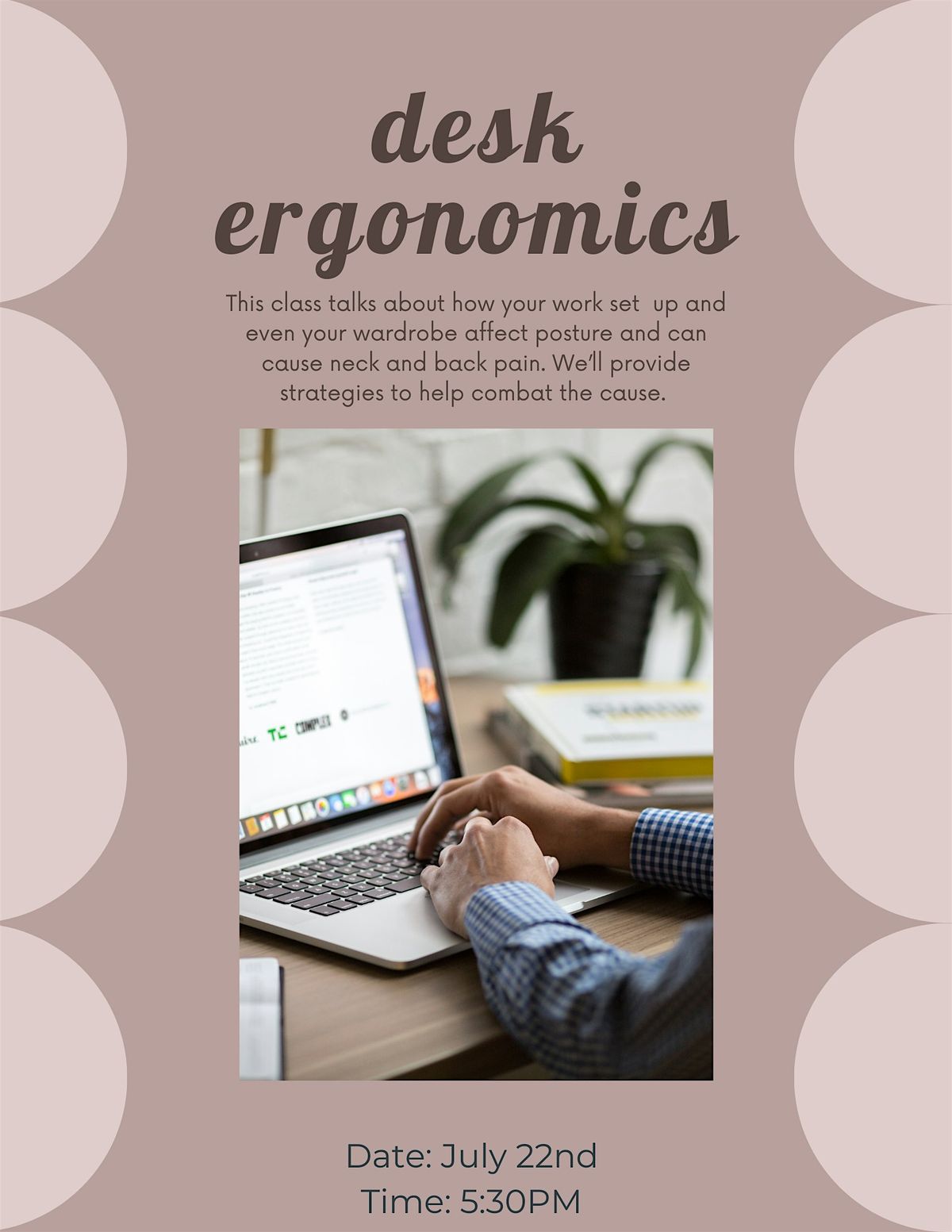 Desk Ergonomics Workshop