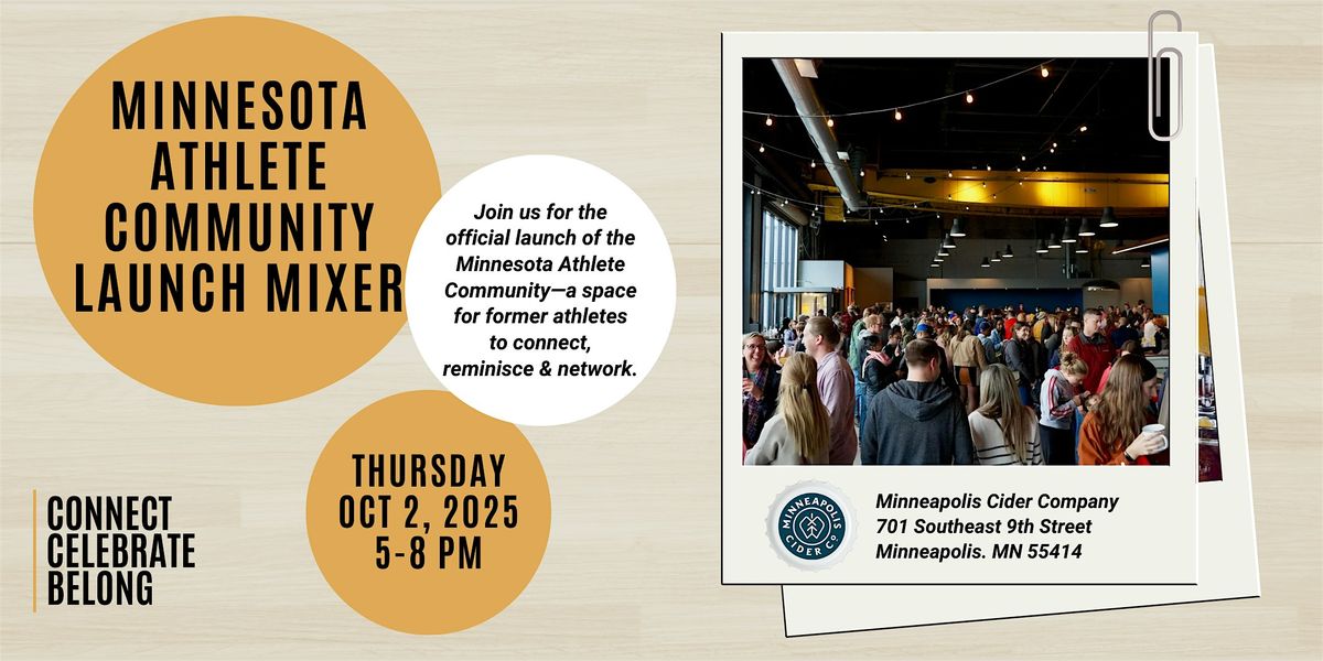 Minnesota Athlete Community Launch Mixer