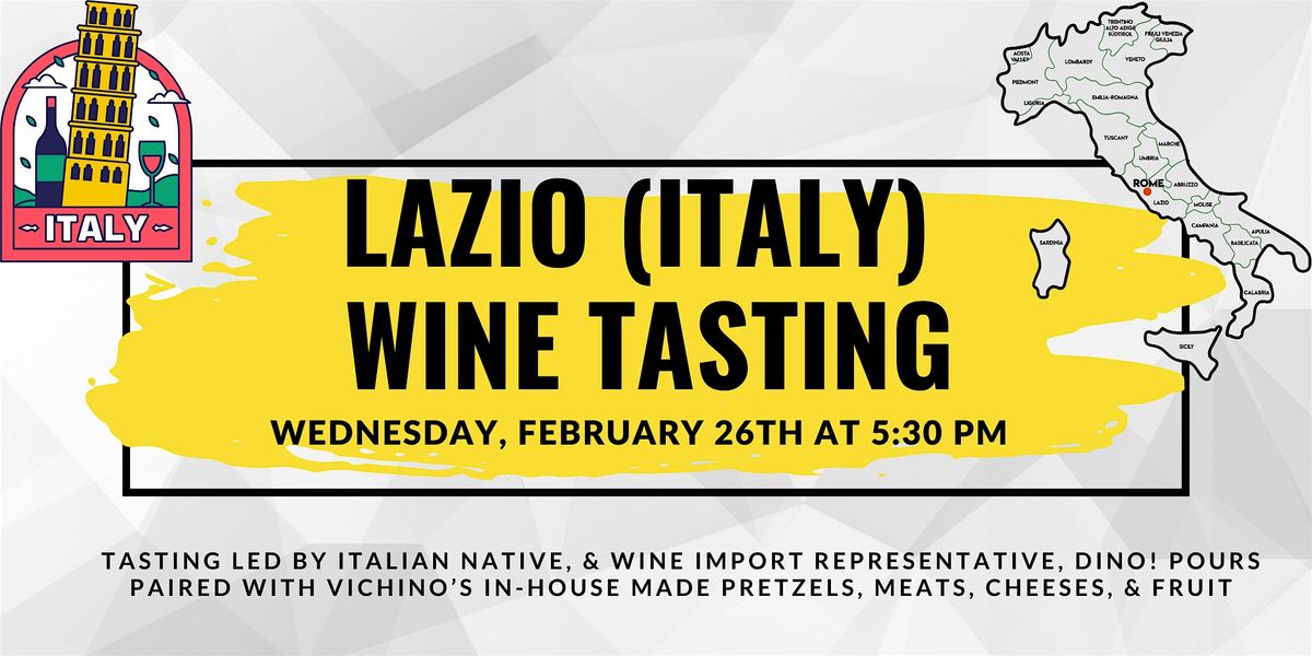 Lazio (Italy) Wine Tasting