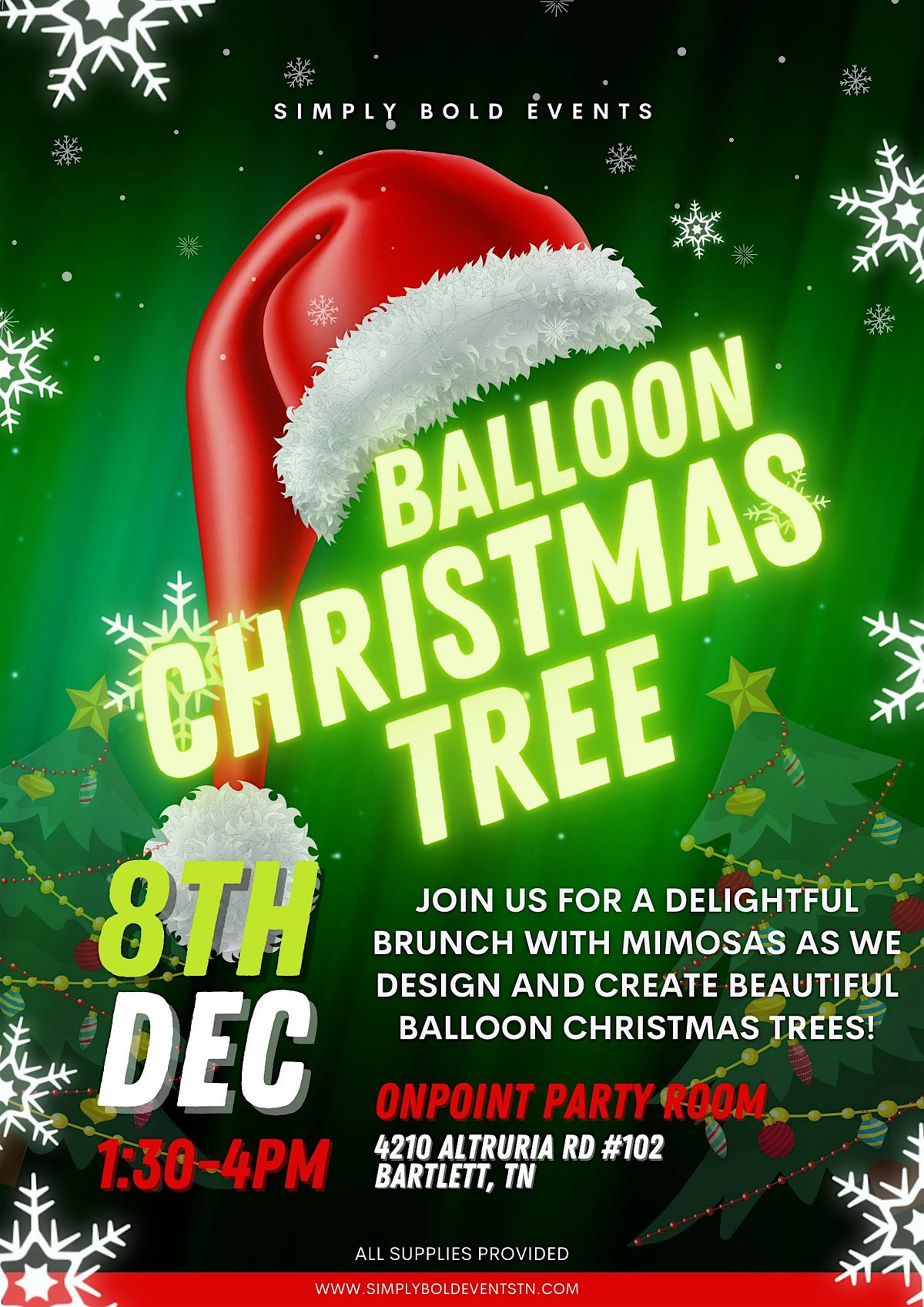 Balloon Christmas Tree Class