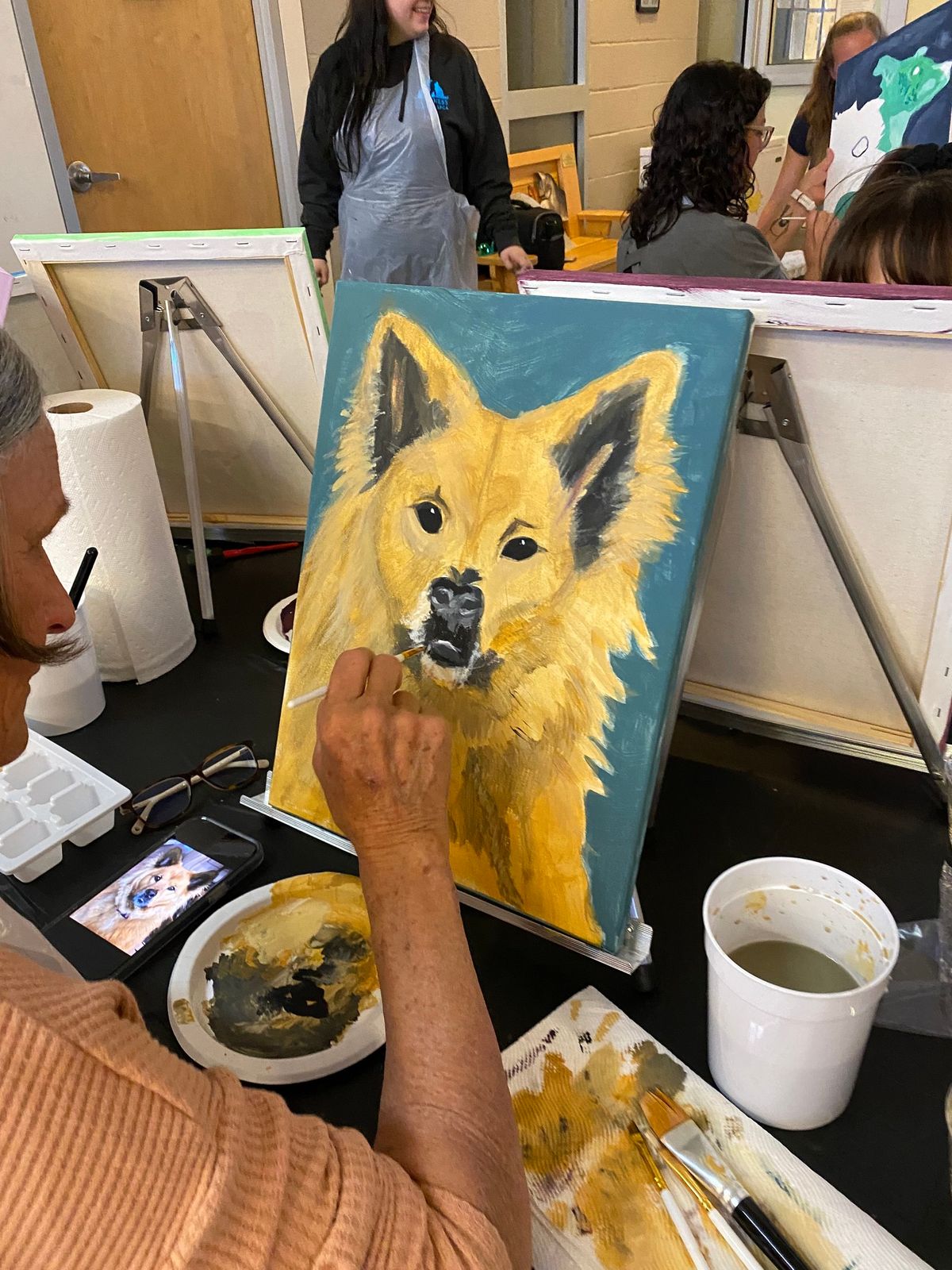 Paint and sip- Paint your pet event! 