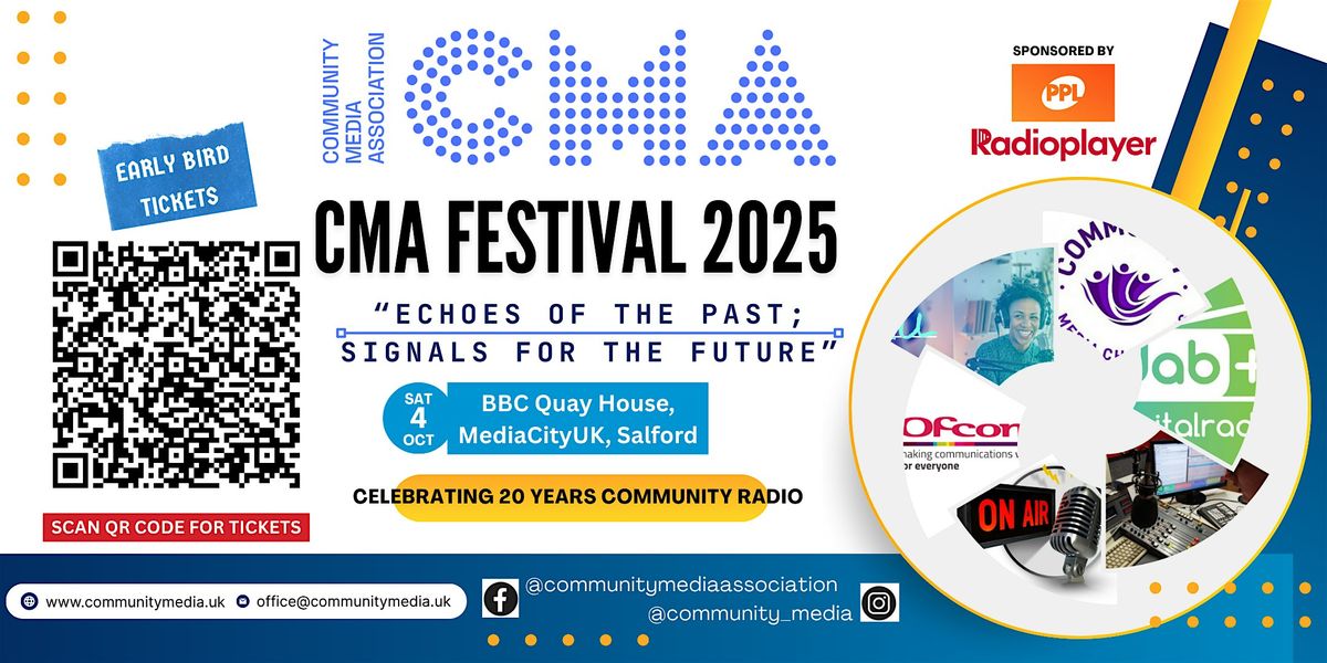 Community Media Festival 2025. 'Echoes of the past; Signals for the future'
