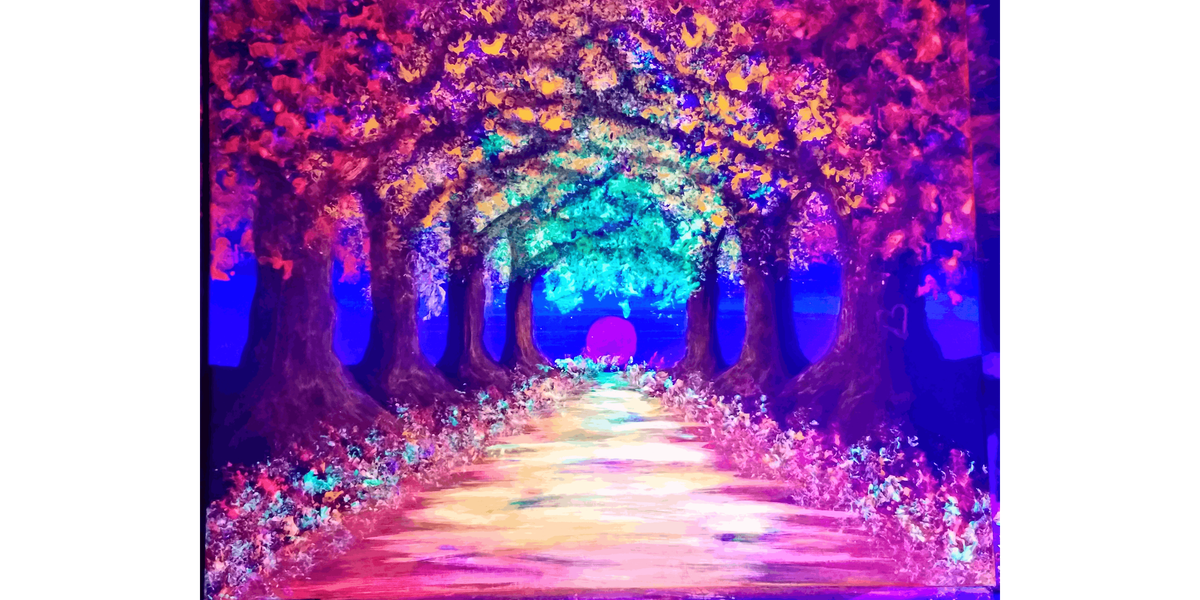 Autumn is Aglow Blacklight - Paint and Sip in Tyler | Classpop!\u2122