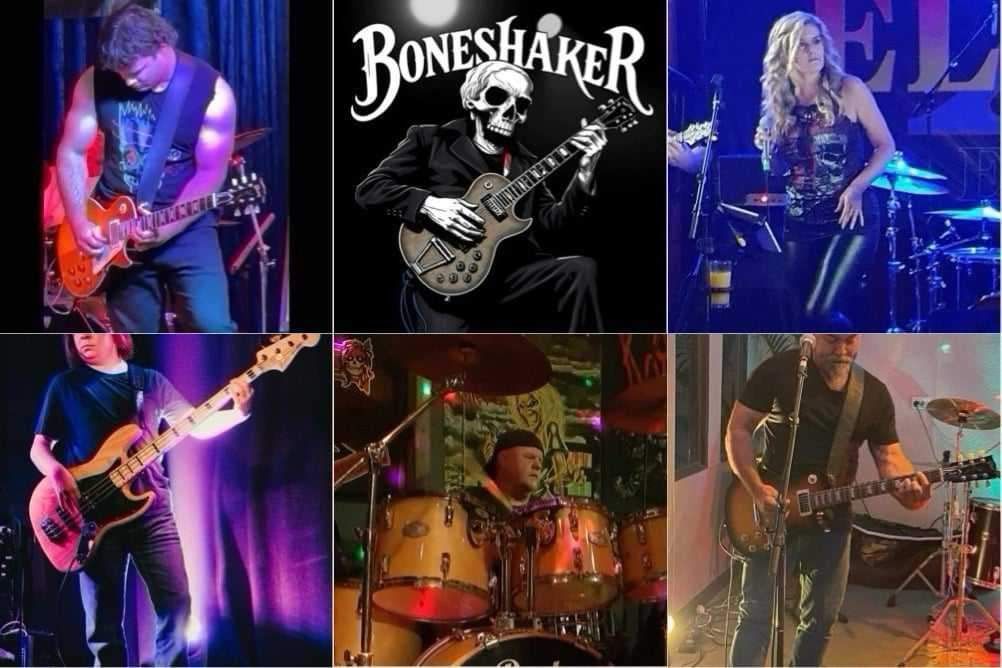 BONESHAKER shakin' the beer garden! 