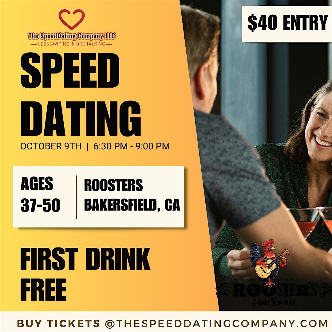 SPEED DATING | 37-50, FIRST DRINK FREE!