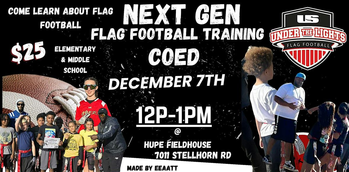 NEXT GEN FLAG FOOTBALL TRAINING