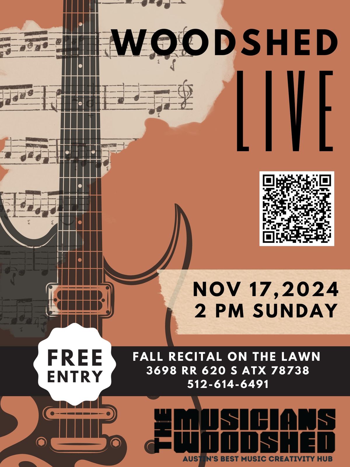 Woodshed LIVE Fall Recital