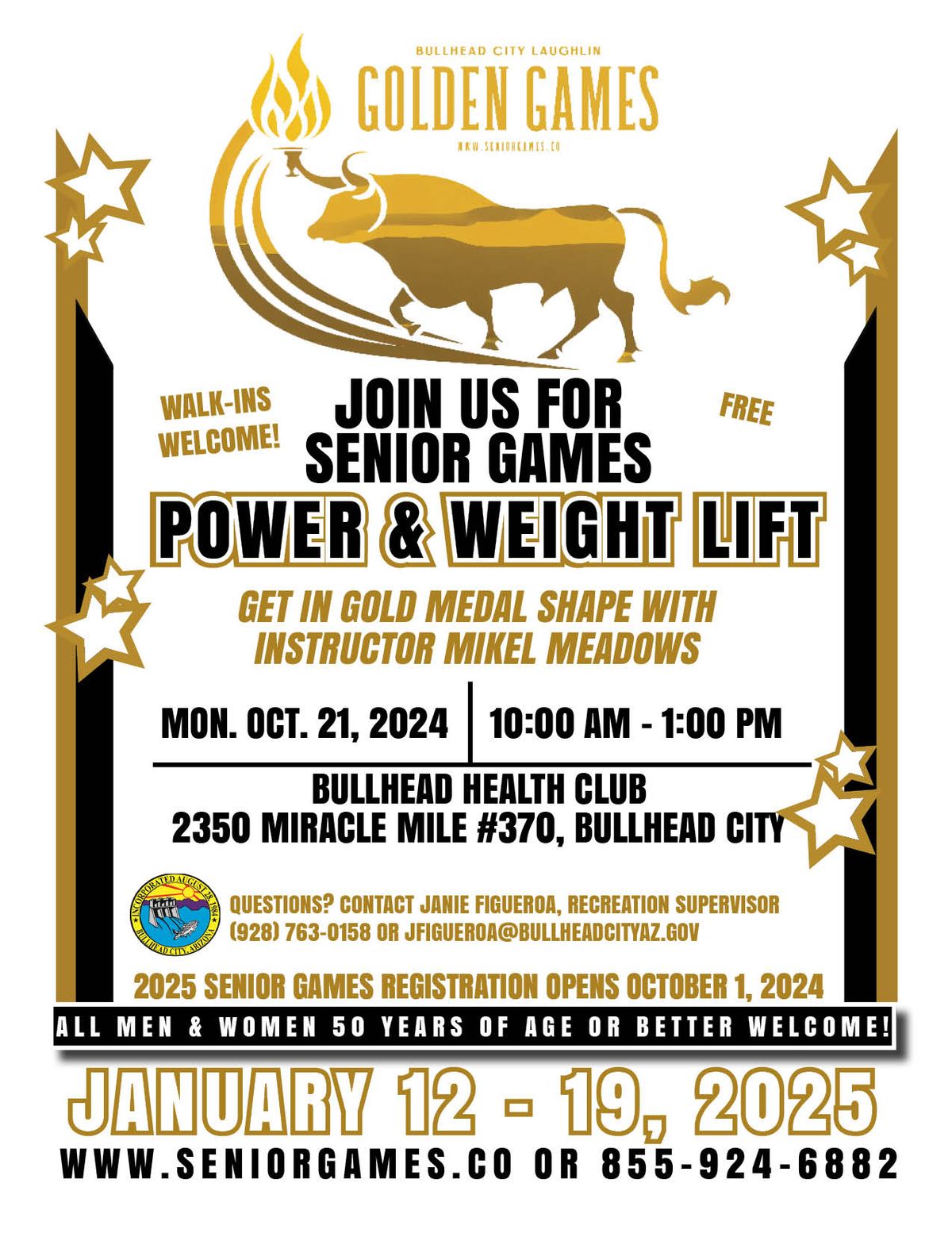 Golden Games - Power & Weight Lift Training Event