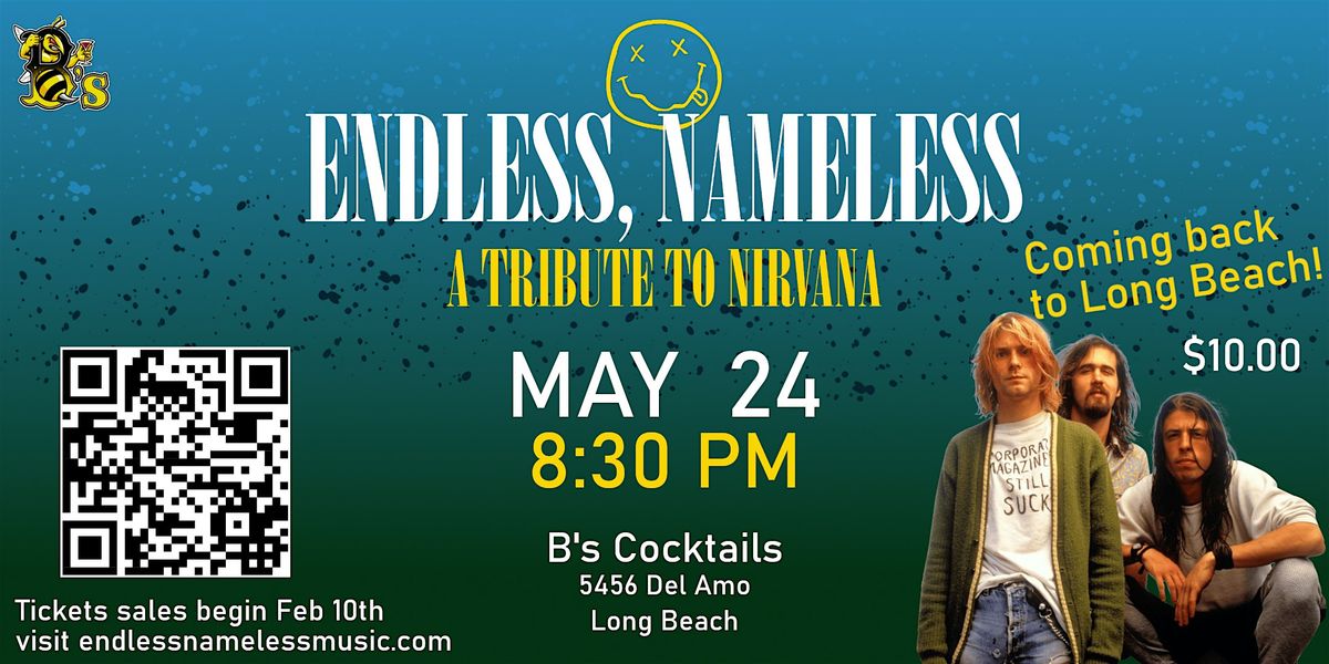 Endless, Nameless - A Tribute to Nirvana @ B's Cocktails - Long Beach