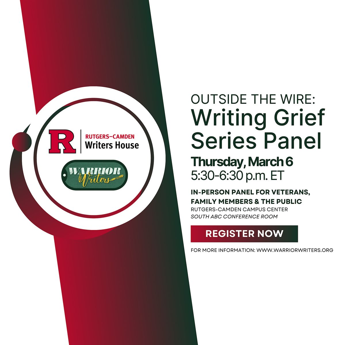 Outside the Wire: Writing Grief \u2014 Public Panel