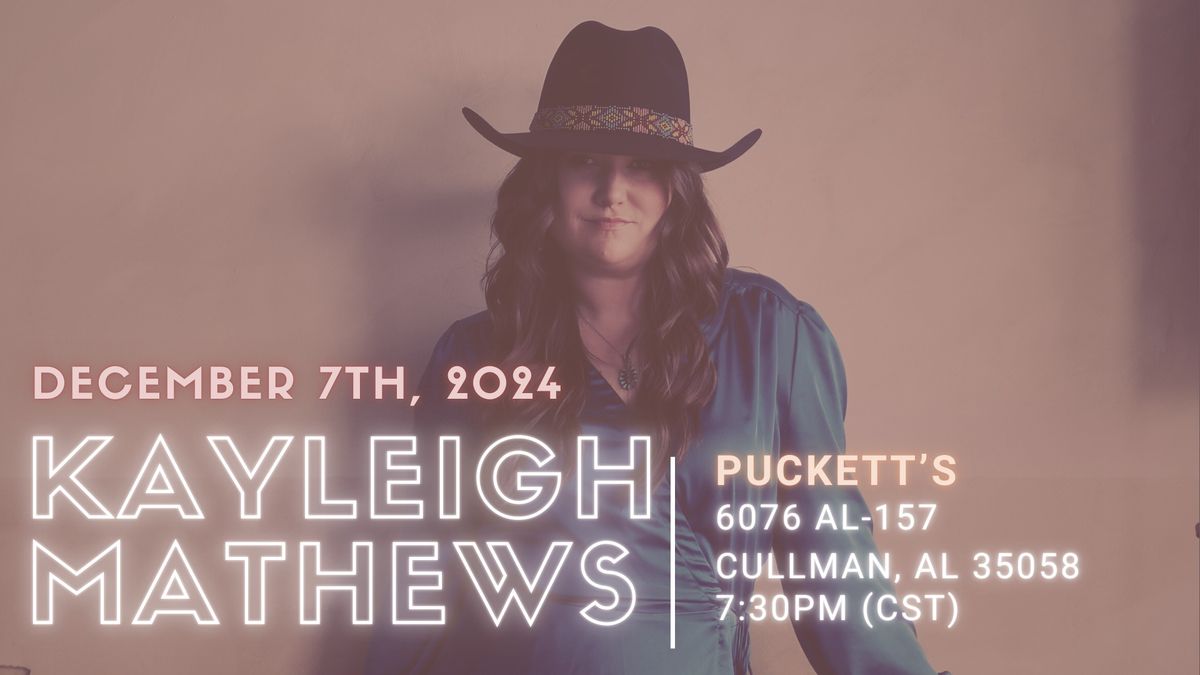 Kayleigh Mathews Live @ Puckett's Cullman