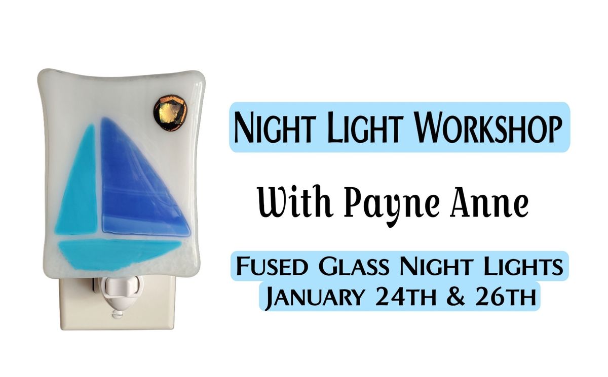 Fused Glass Night Light 