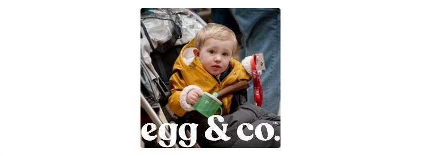 July's egg & co-working day with childcare