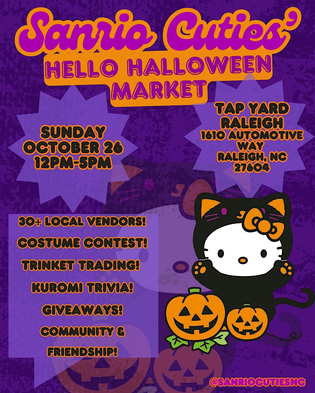 Sanrio Cuties' Hello Halloween Market
