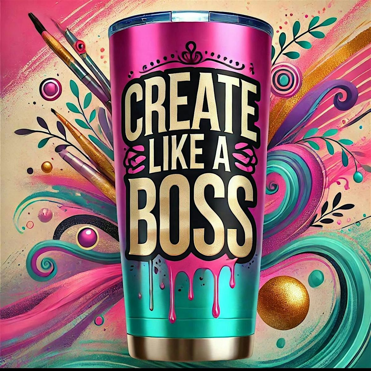 Create Like a Boss Tumbler Paint