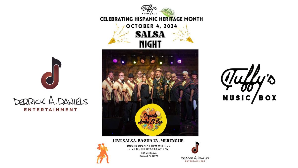 Tuffy's Salsa Night-Celebrating Hispanic Heritage Month