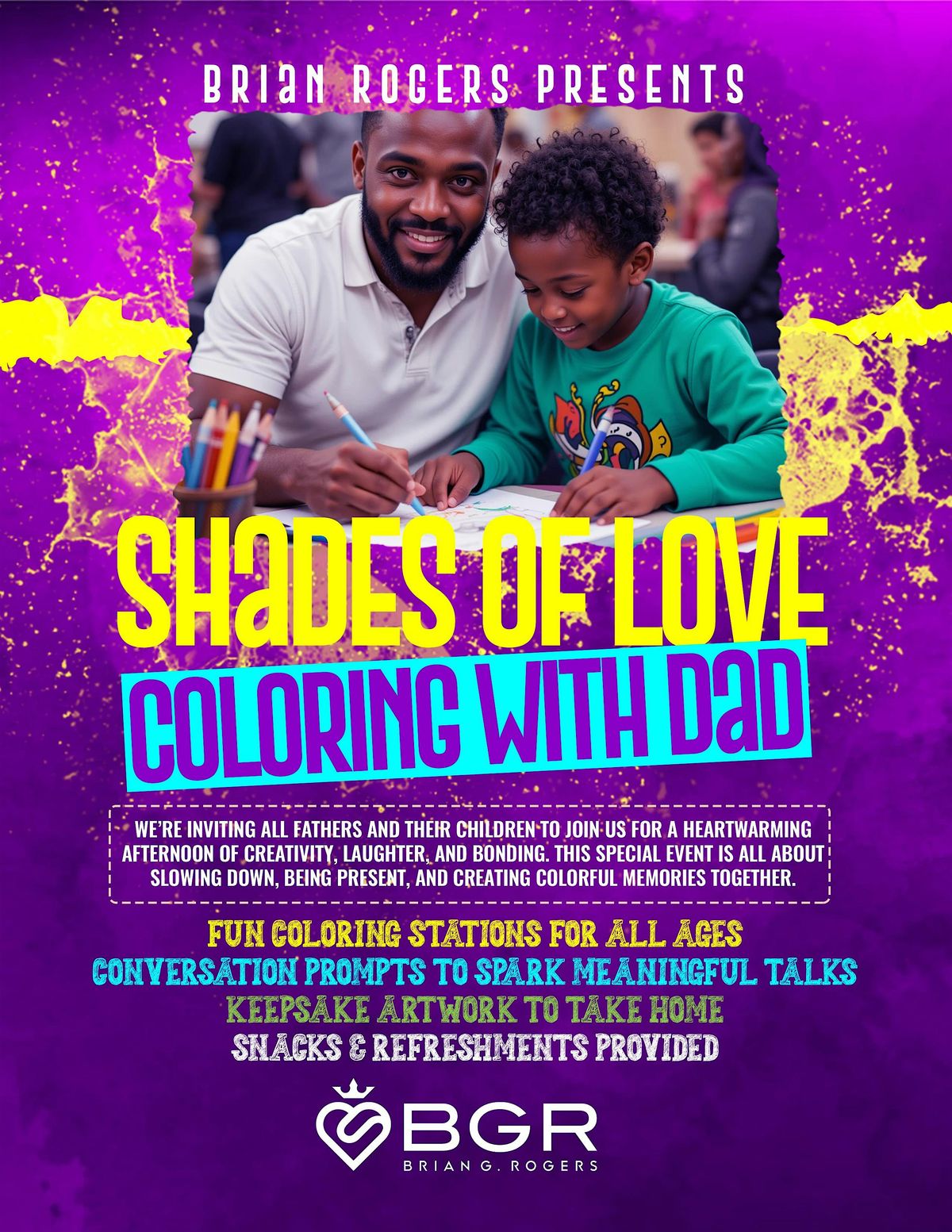 Shades Of Love - Coloring With Dad