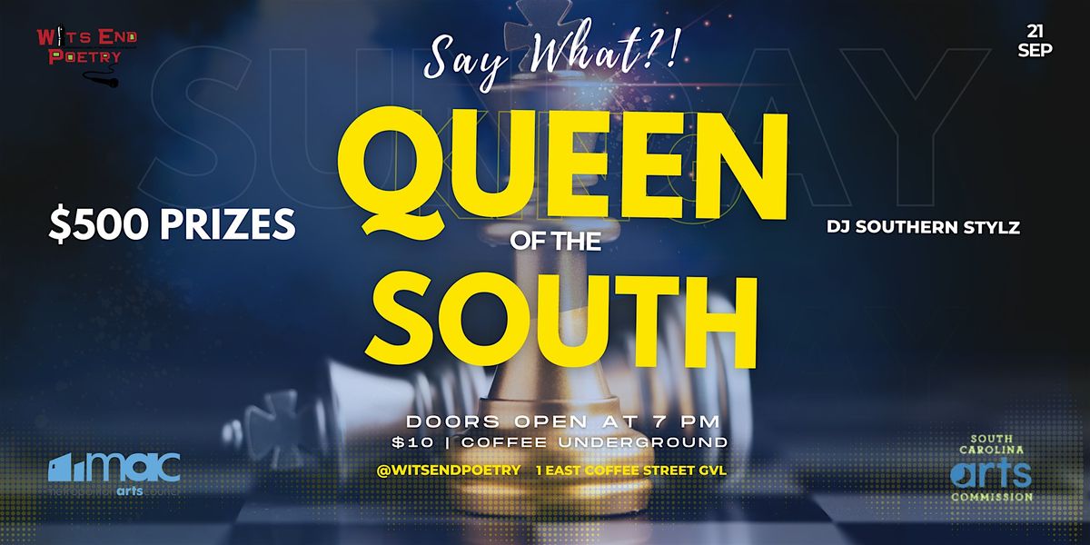 Queen of The South Poetry Slam at Coffee Underground