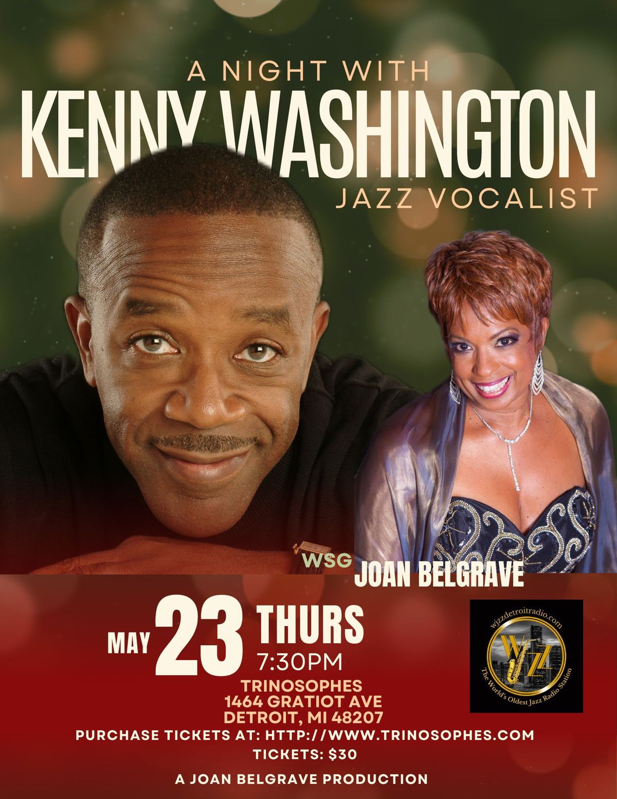 An Evening with Vocalist Kenny Washington 