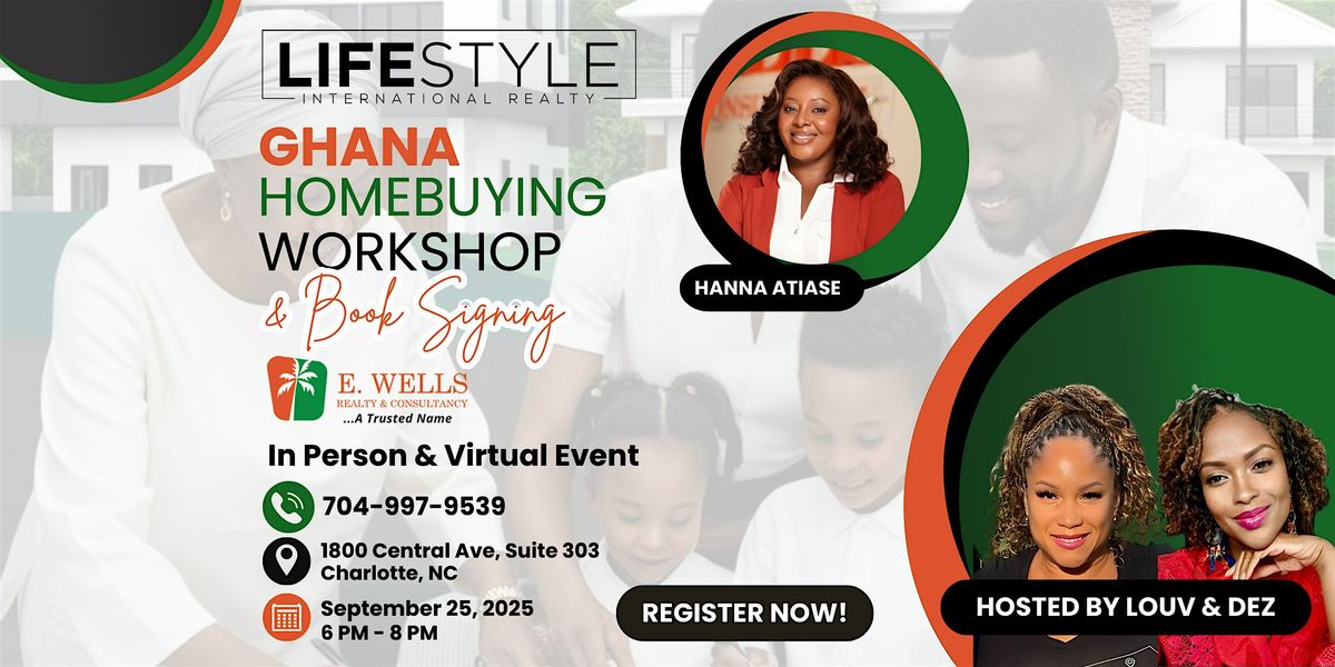 Ghana Homebuying Workshop & Book Signing (In-Person)