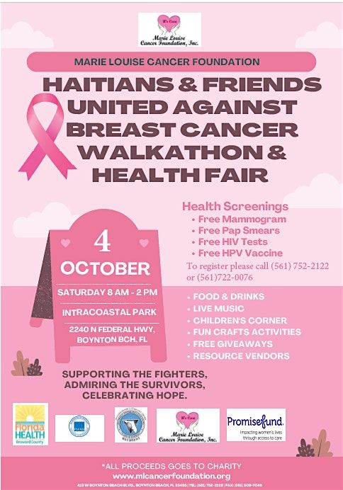 HAITIANS & FRIENDS UNITED AGAINST BREAST CANCER WALKATHON & HEALTH FAIR