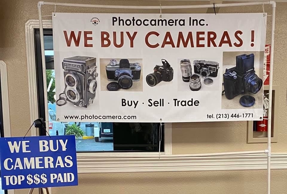 Seattle \/ Kent Camera show Buy & sell \/ Photocamera inc. will purchase your Cameras & Lenses