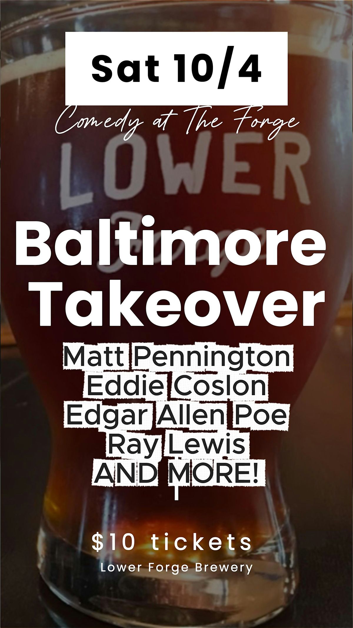 Lower Forge Brewery Comedy Night