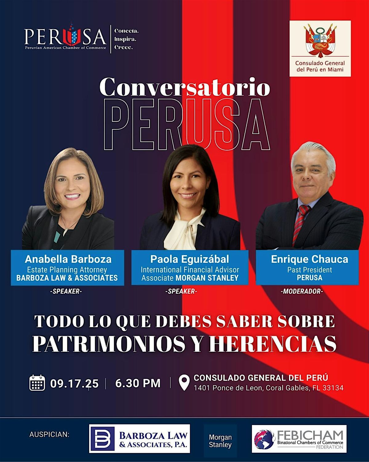 Conversatorio PERUSA: Todo lo que debes saber sobre Patrimonios y Herencias