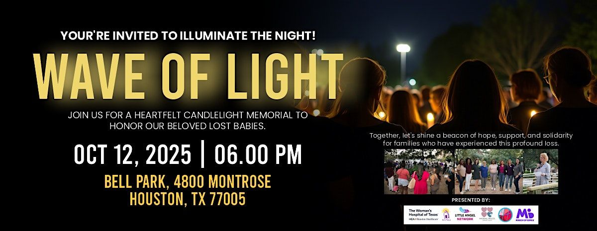 2025 Wave of Light Candlelight Vigil \u2013 Honoring Pregnancy & Infant Loss Awa