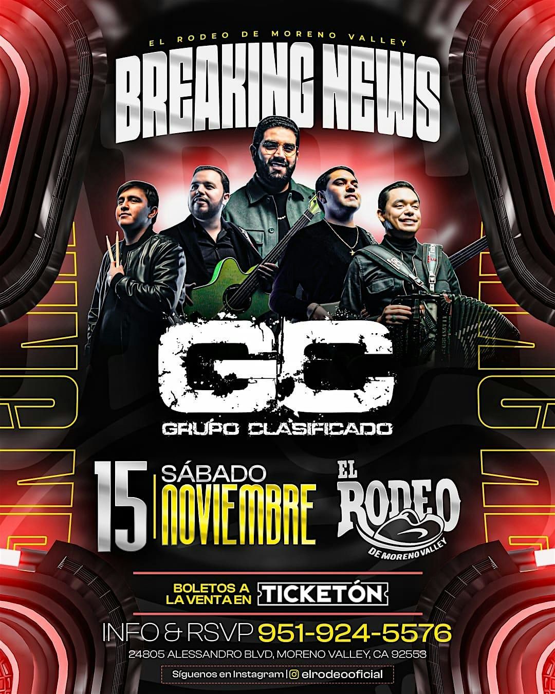 Grupo Clasificado en concierto!!