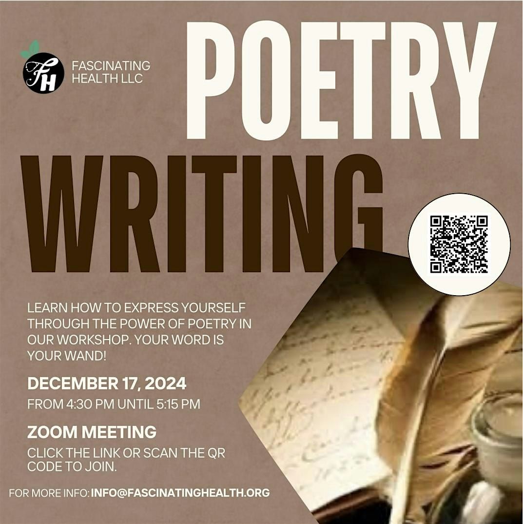 Fascinating Health Poetry Writing Workshop