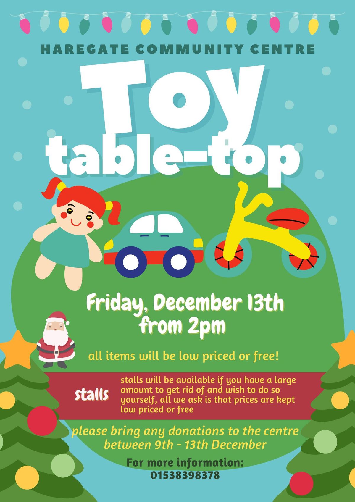 Toy Table Top Sale 