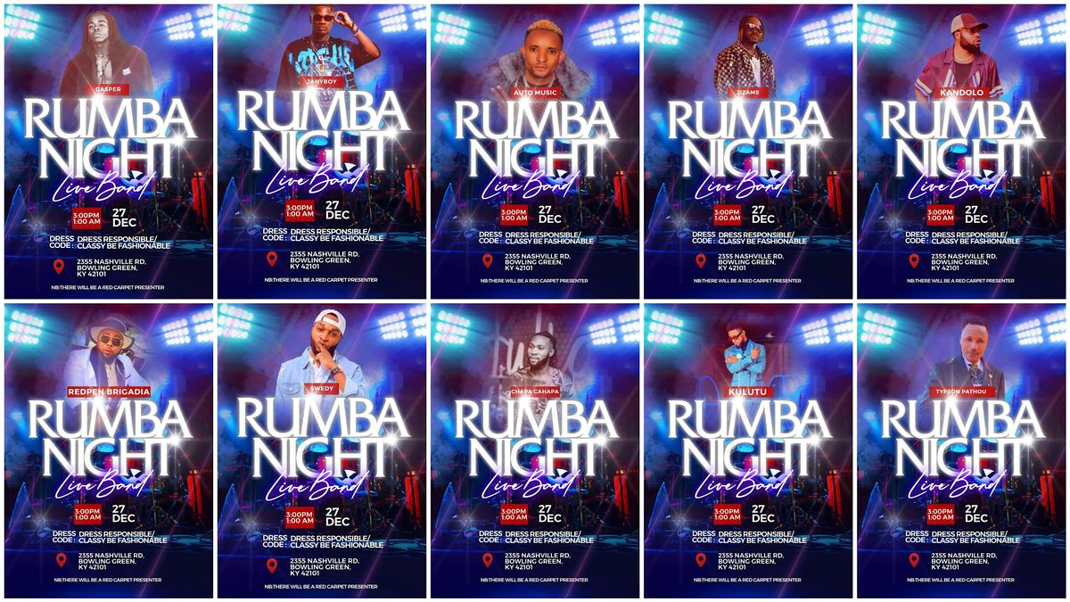 RHUMBA NIGHT LIVE ( Bowling Green, ky )