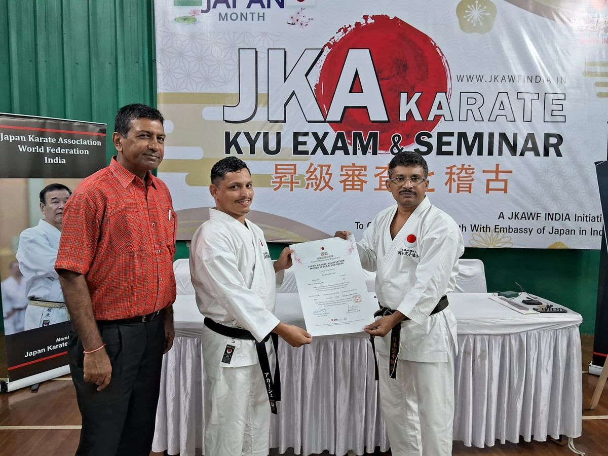 Karate Technical seminar under Igarashi Sensei. 