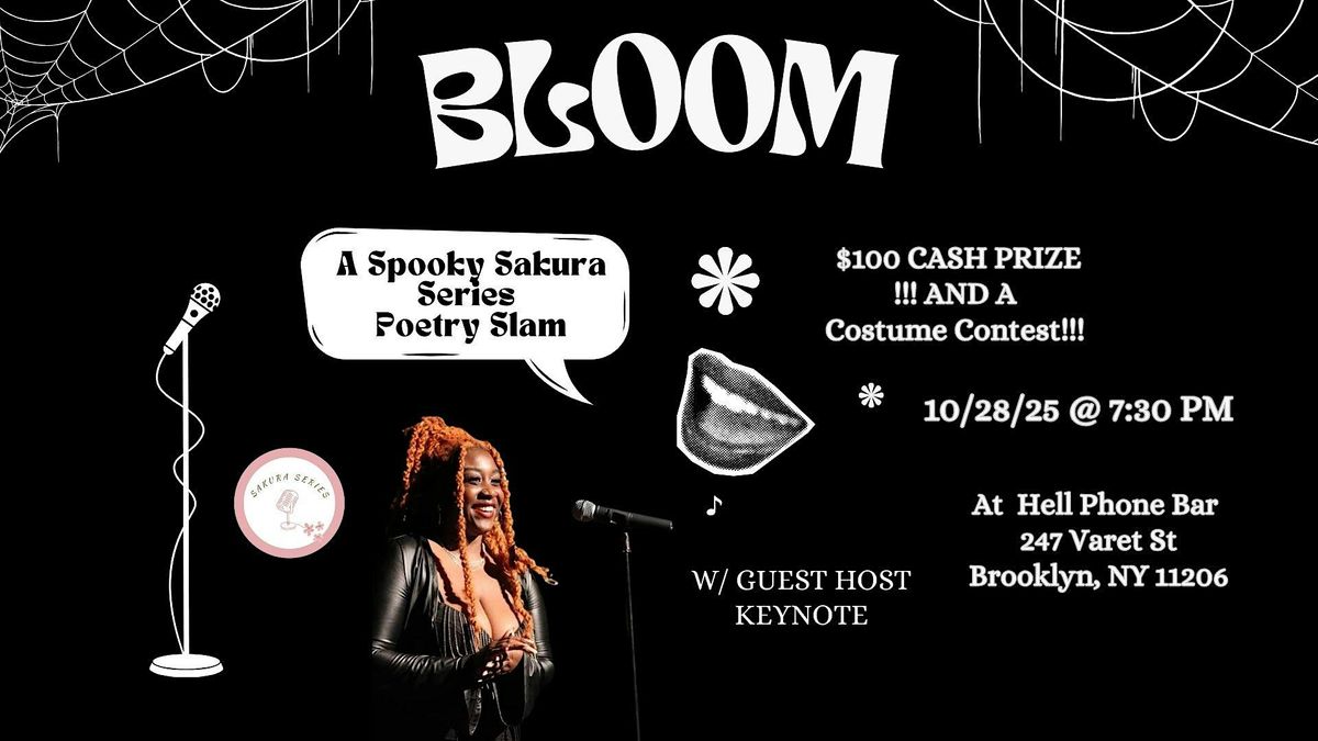 BLOOM:  Spooky Poetry Slam + Costume Contest